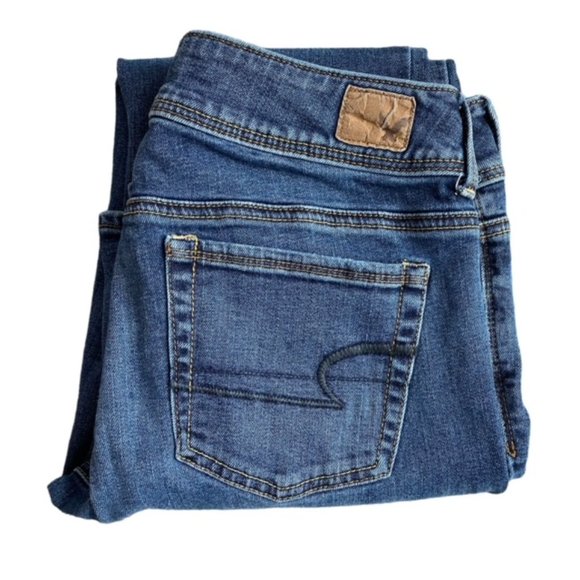 American Eagle Kick Boot Stretch Jeans - Size 10 regular - Picture 2 of 6